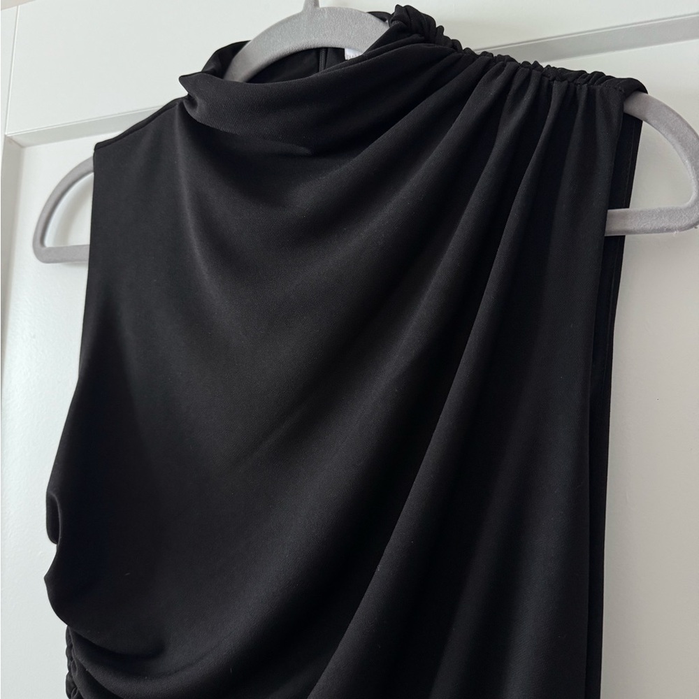 Zara Midi Black Dress